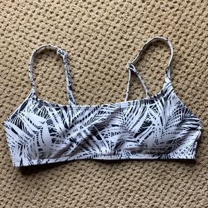 Palm Design Bikini Top